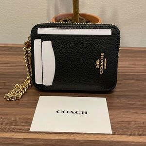 COACH ZIP CARD CASE